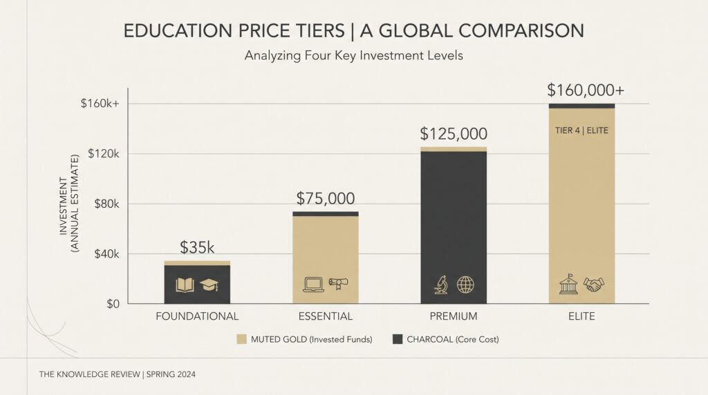 Vogue College of Fashion tuition fees comparison chart for online, undergraduate, and master's programs